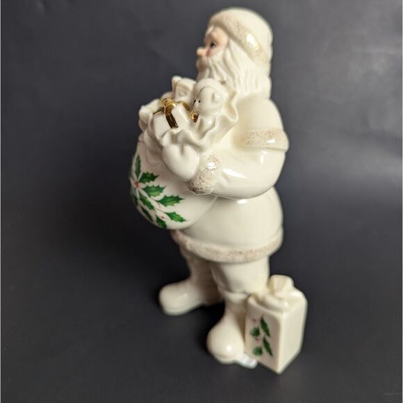 Lenox Holiday Dimension Santa Claus porcelain figurine toy sack 2011 - Picture 3 of 6